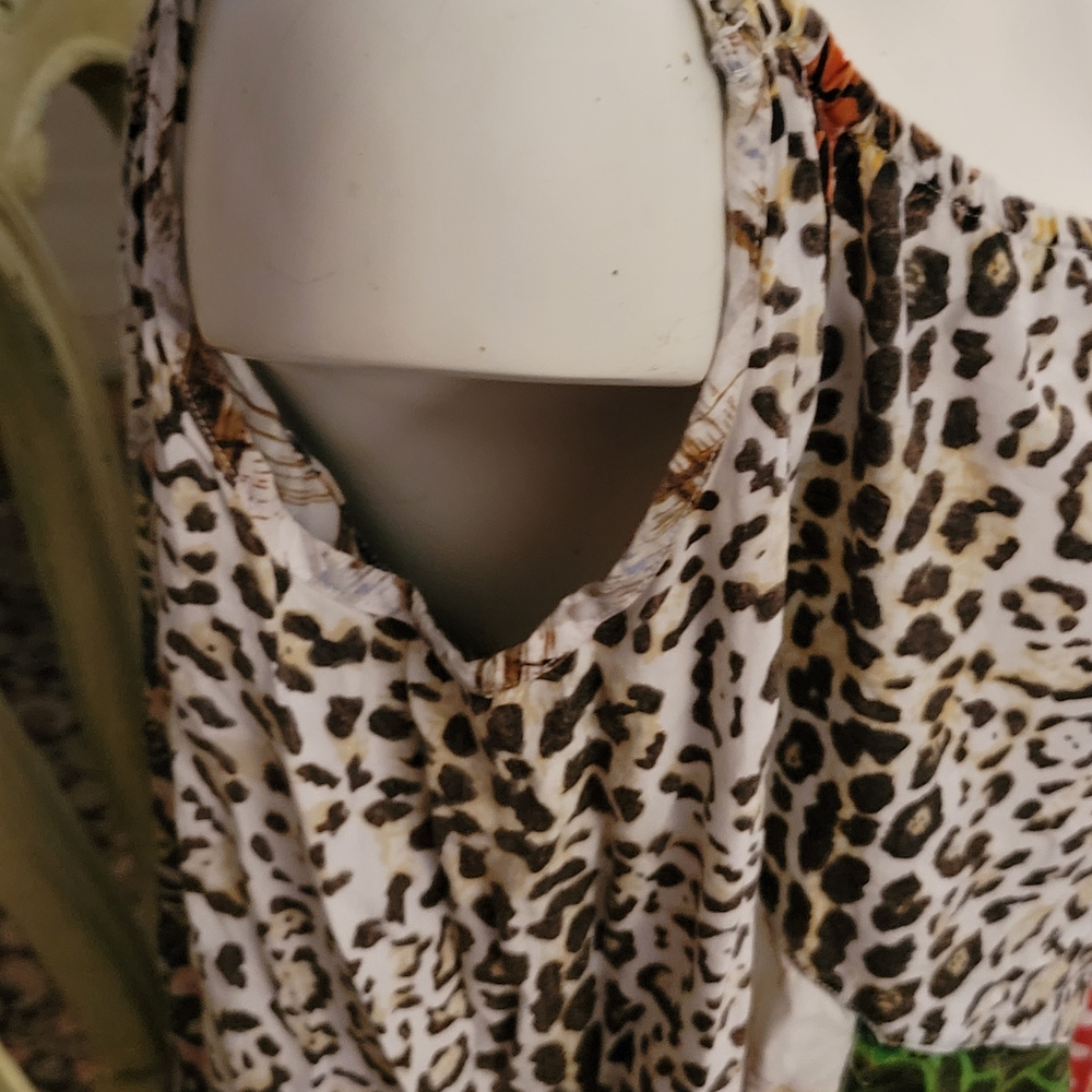 Sacred Threads Leopard Print Blouse